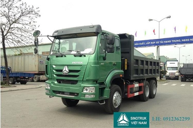 XE TẢI HOWO 3 CHÂN 290 HP THÙNG VUÔNG